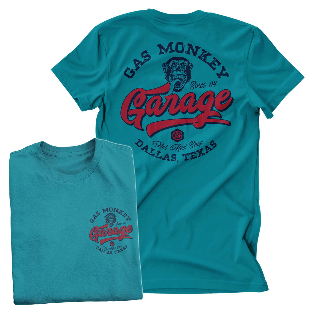 Gas Monkey Garage - Hot Rod Shop Logo Mens T-Shirt