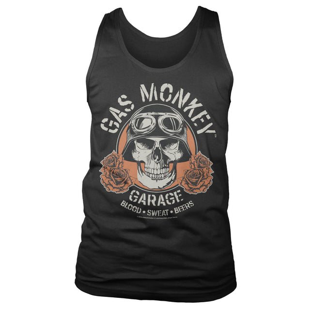 Gas Monkey Garage - Skull Mens Tank Top Vest