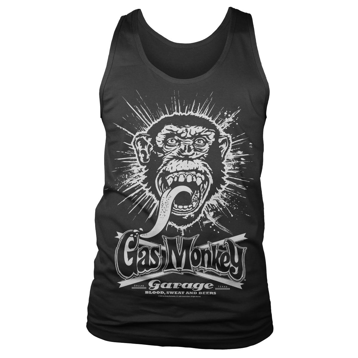 Gas Monkey Garage - Explosion Mens Tank Top Vest