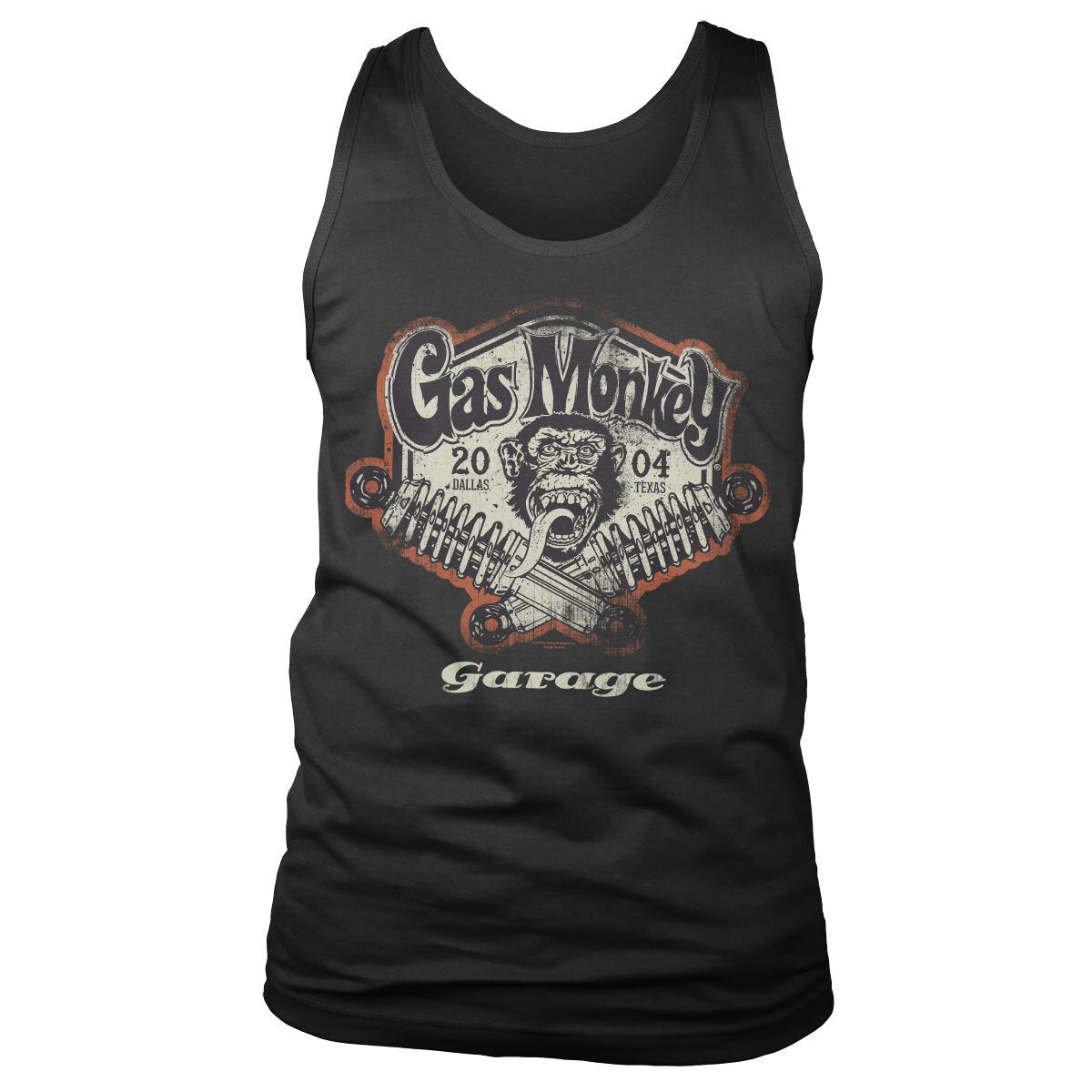 Gas Monkey Garage - Spring Coils Mens Tank Top Vest