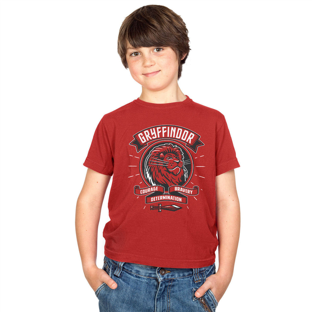 Harry Potter - Gryffindor Patch Kids T-Shirt