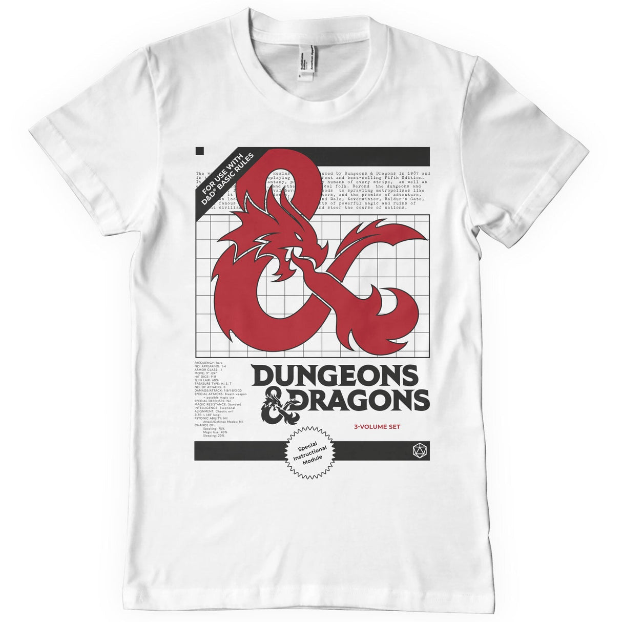 Dungeons & Dragons - 3 Volume Set Mens T-Shirt