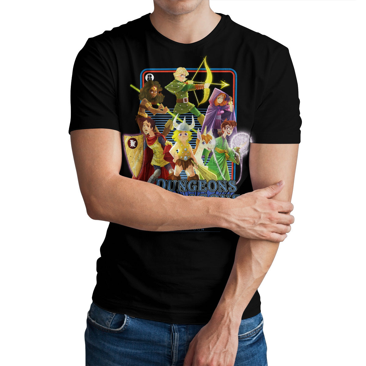 Dungeons & Dragons - The Cartoon Mens T-Shirt