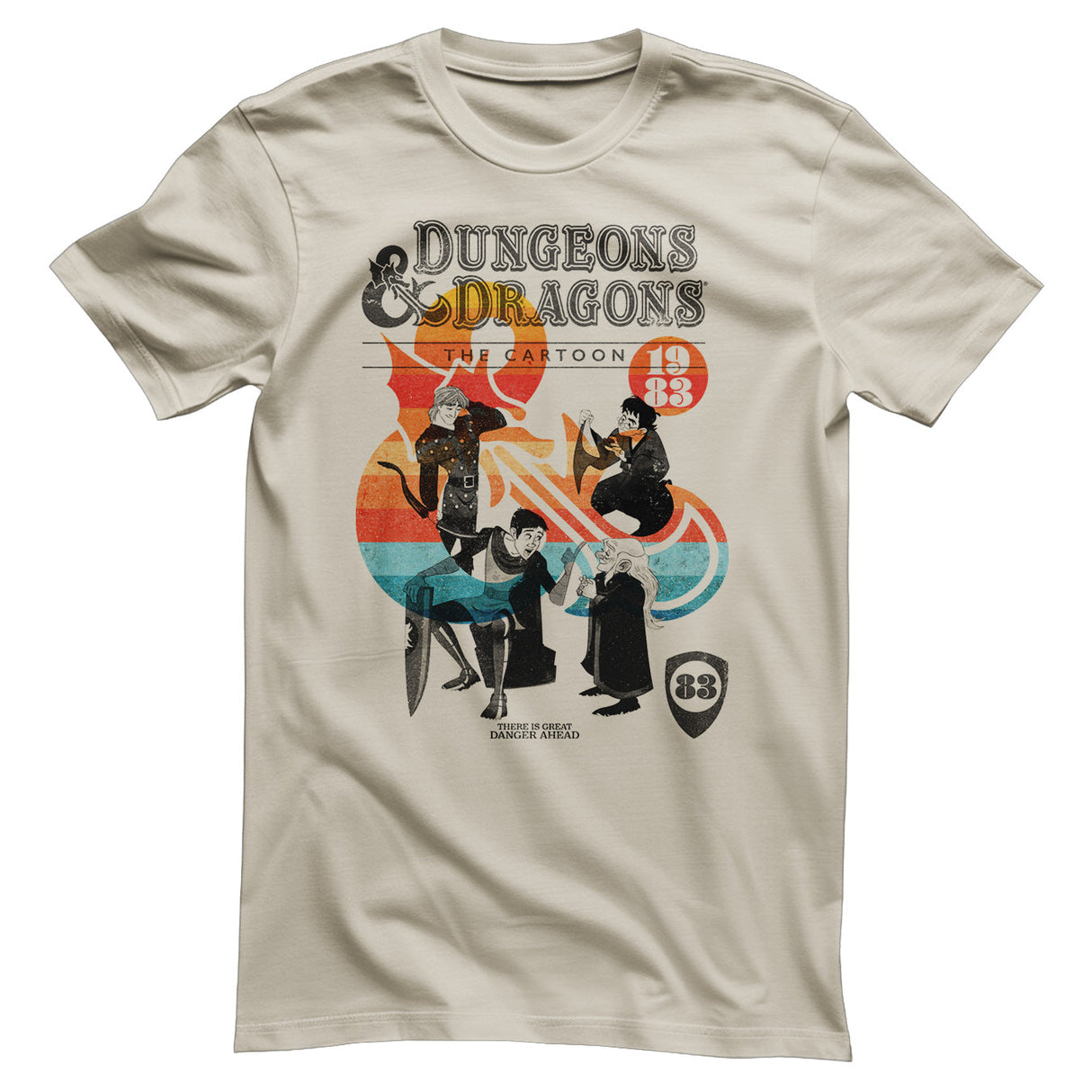 Dungeons & Dragons - There Is Great Danger Ahead Mens T-Shirt