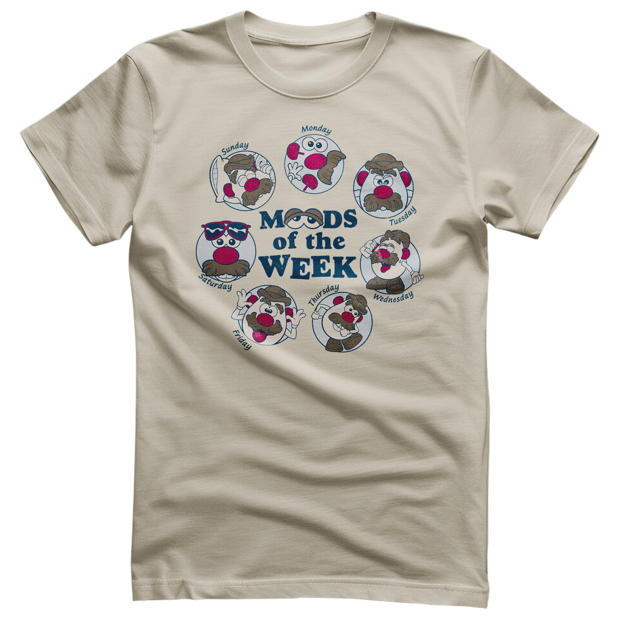 Mr Potato Head - Moods of the Week Mens T-Shirt
