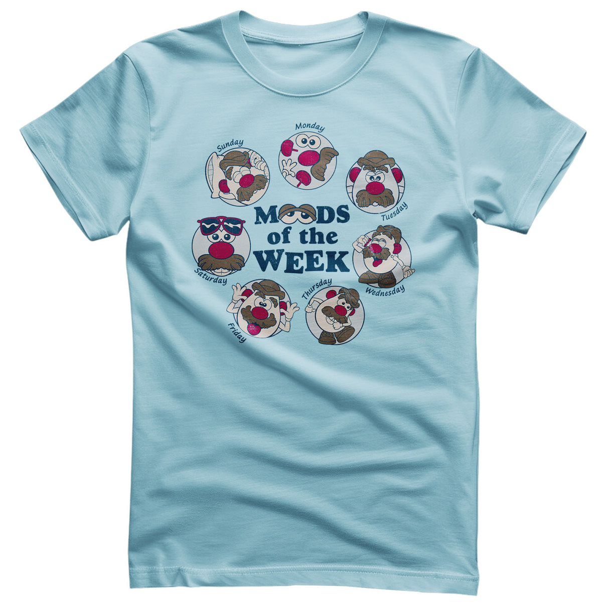 Mr Potato Head - Moods of the Week Mens T-Shirt