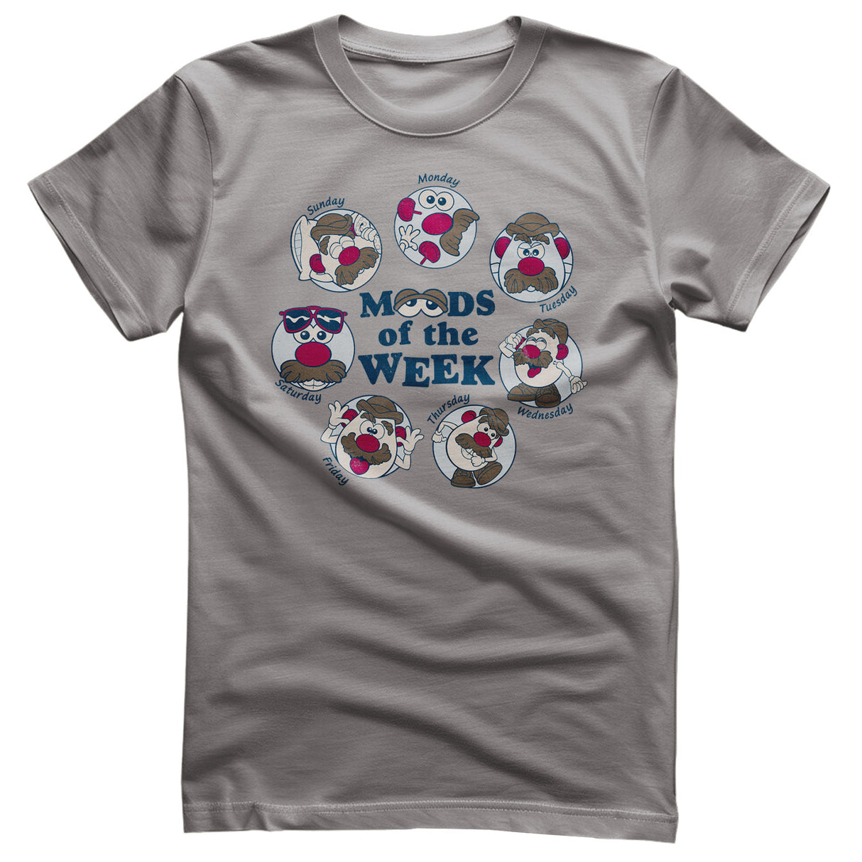 Mr Potato Head - Moods of the Week Mens T-Shirt