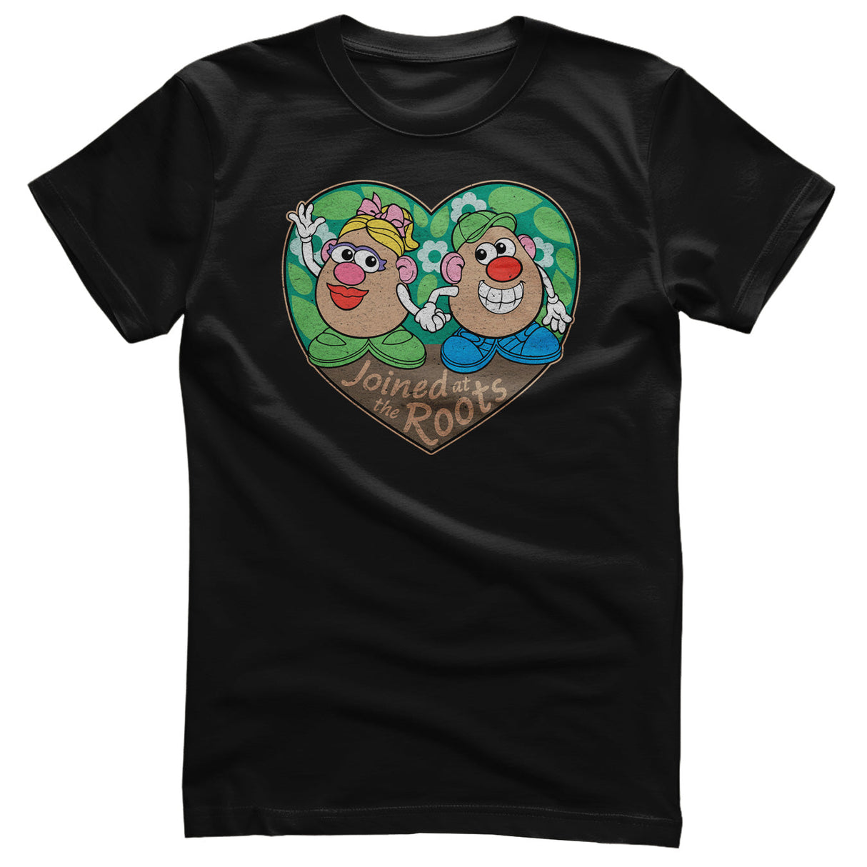 Mr Potato Head - Mr & Mrs Potato Head - Joined at the Roots Mens T-Shirt
