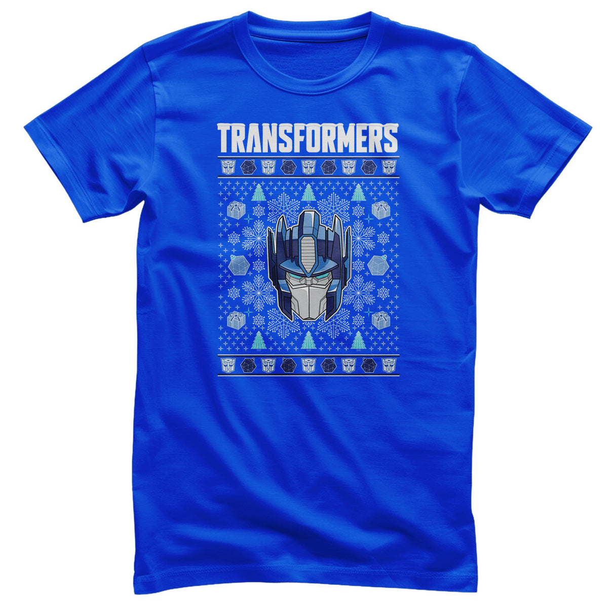 Transformers - Christmas Pattern Mens T-Shirt