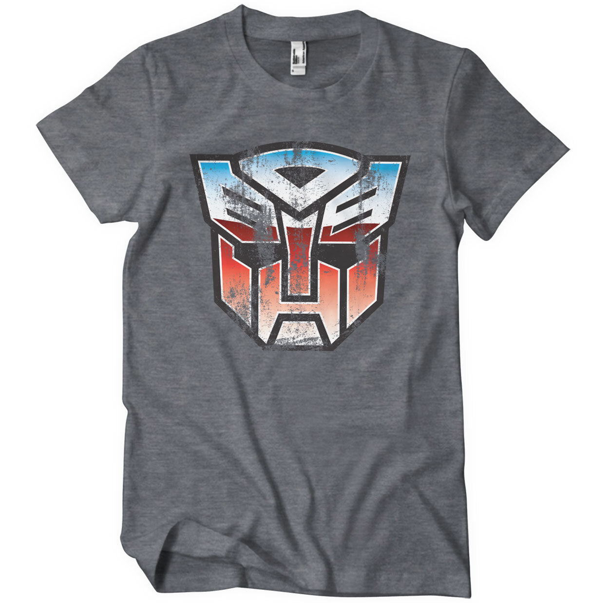 Transformers - Distressed Autobot Shield Mens T-Shirt