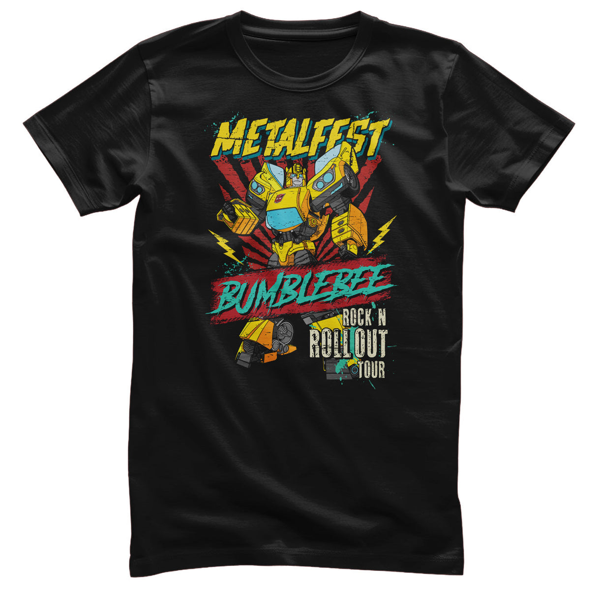 Transformers - Metalfest Bumblebee Mens T-Shirt