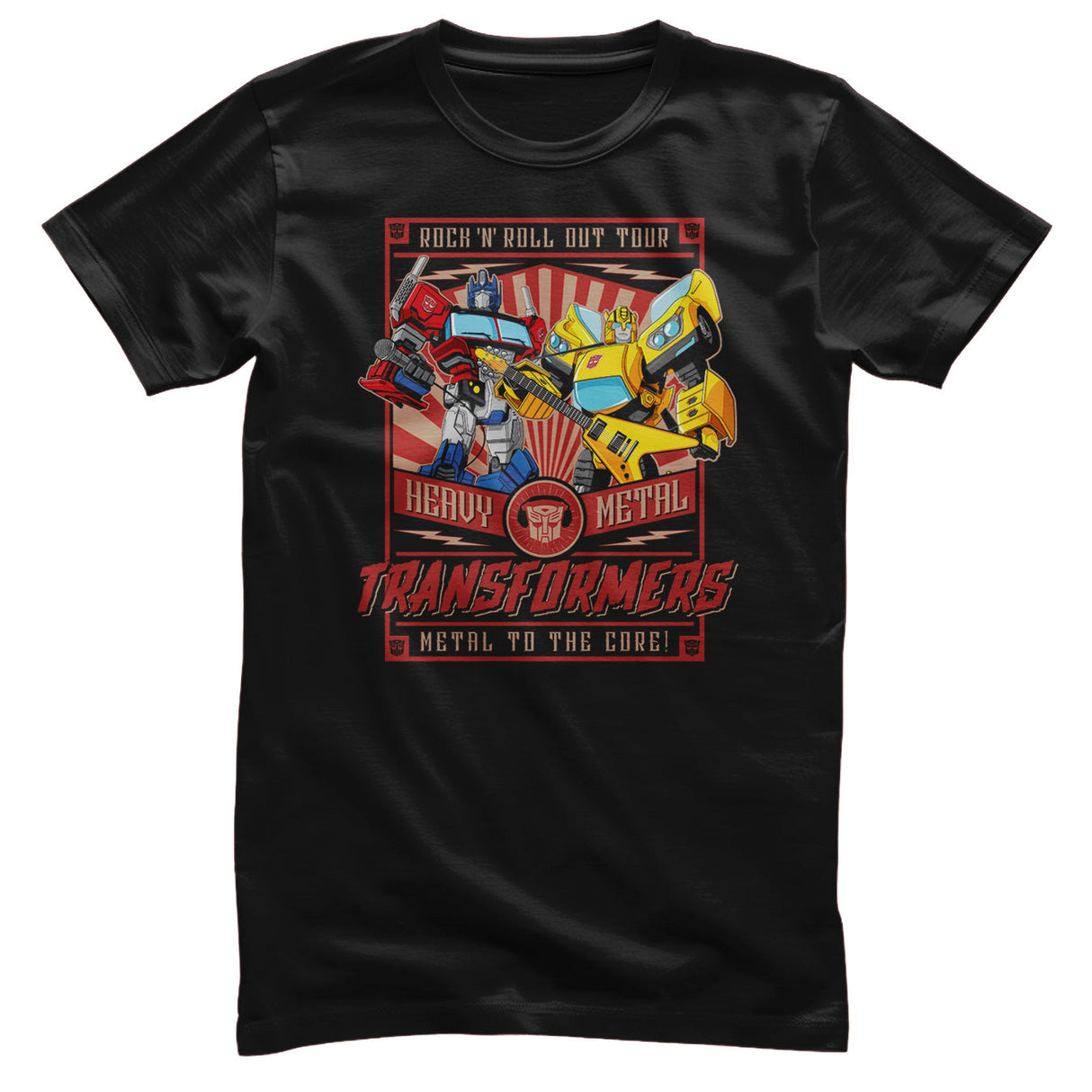 Transformers - Rock 'n Roll Out Tour Mens T-Shirt