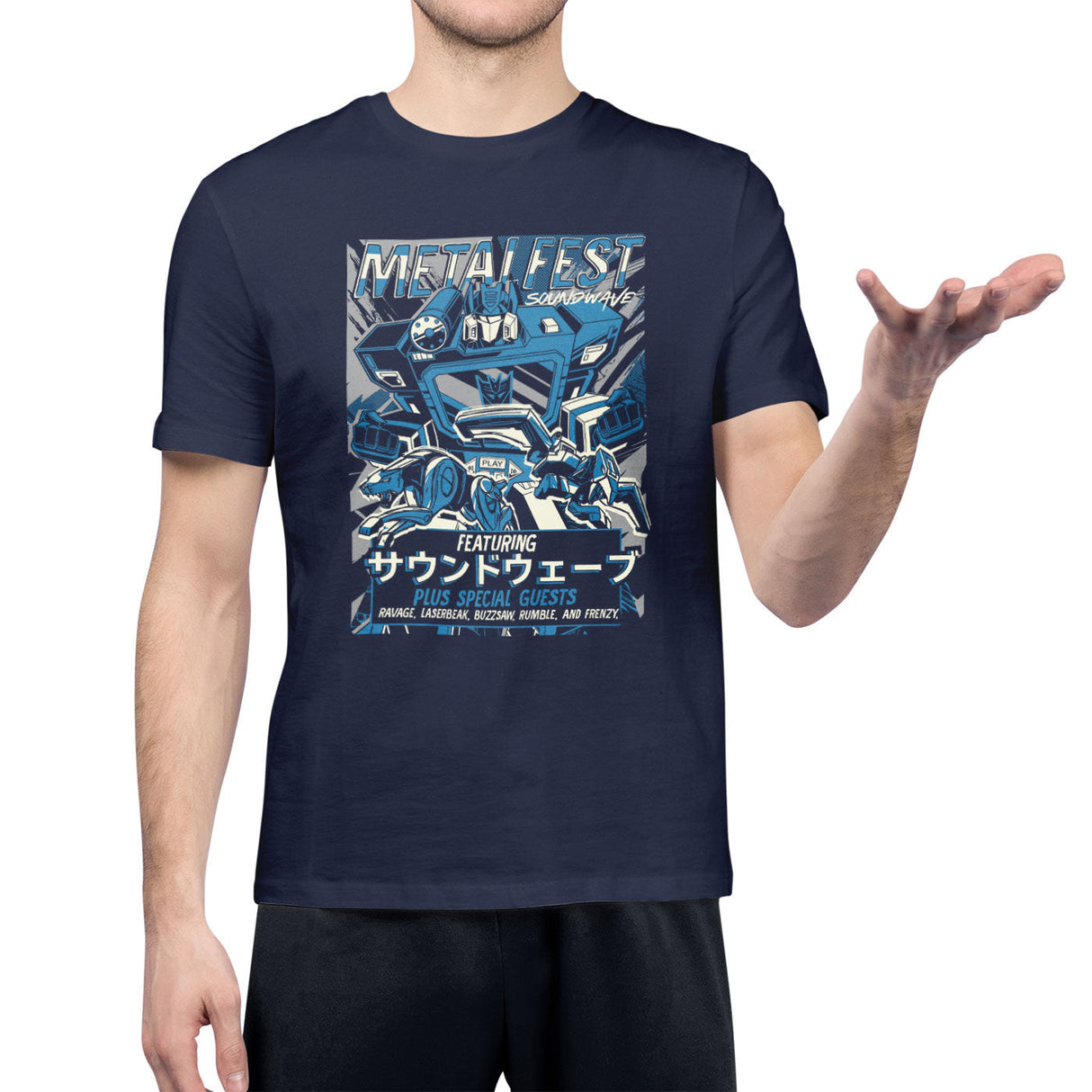 Transformers - Metalfest Soundwave Plus Special Guests Mens T-Shirt