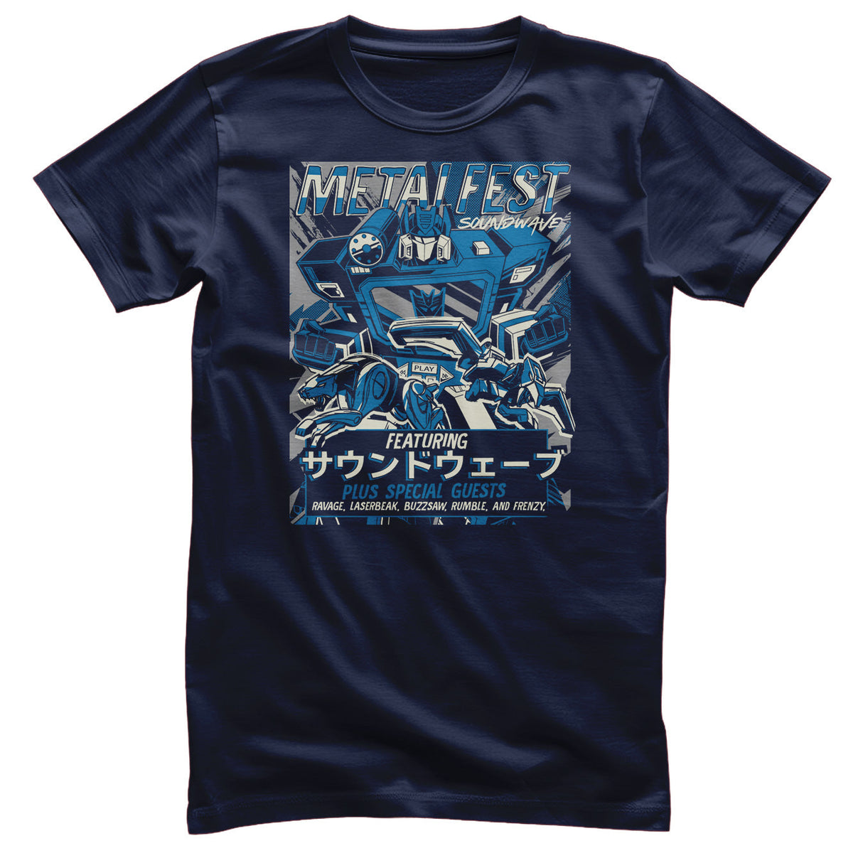 Transformers - Metalfest Soundwave Plus Special Guests Mens T-Shirt