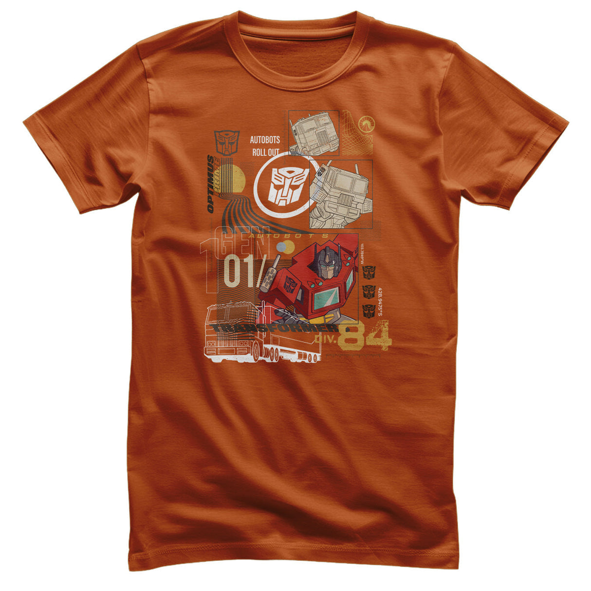 Transformers - Vintage Roll Out 84 Mens T-Shirt