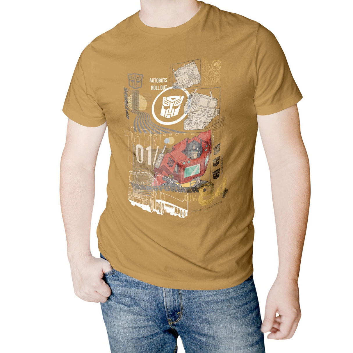 Transformers - Vintage Roll Out 84 Mens T-Shirt