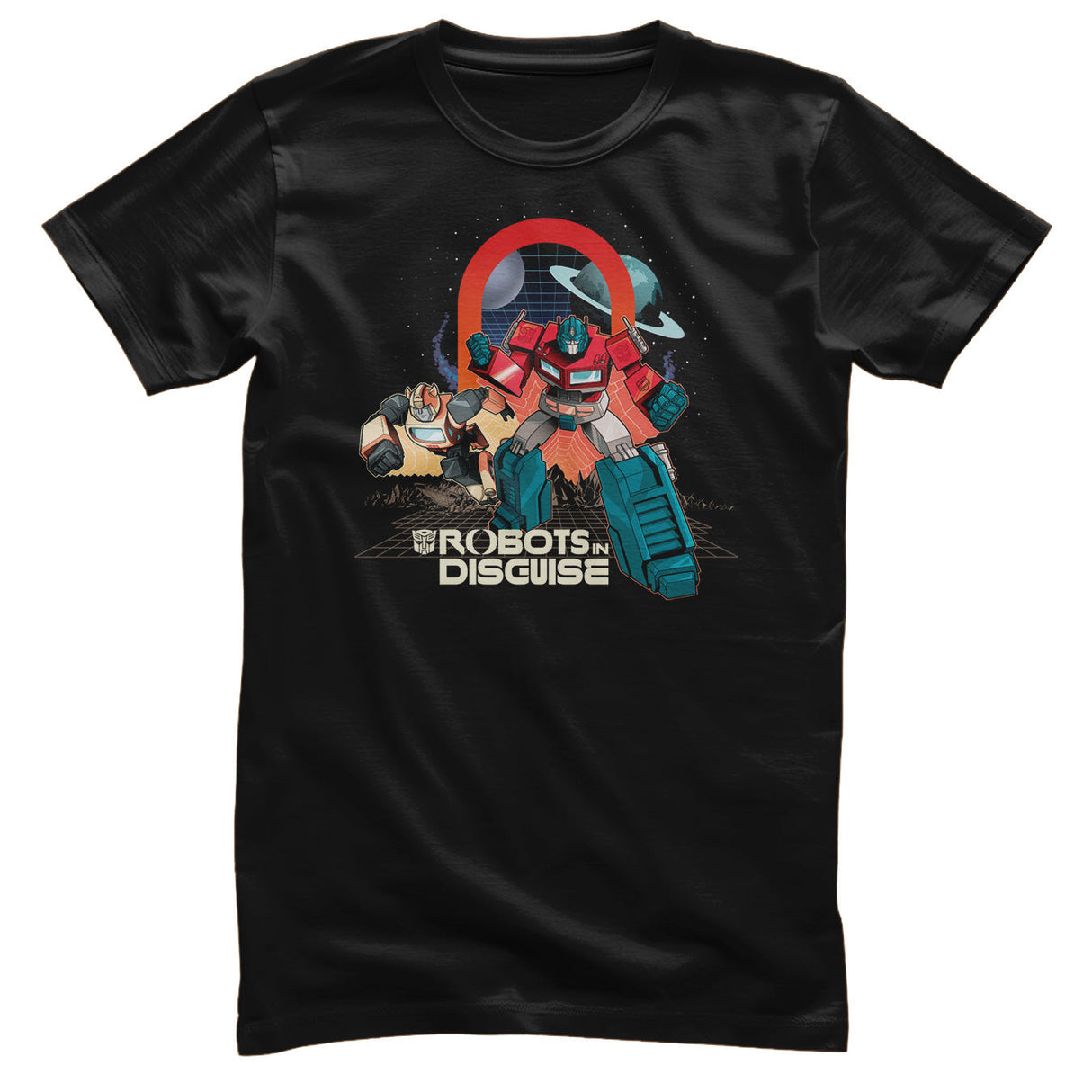Transformers - Retro Robots In Discguise Mens T-Shirt
