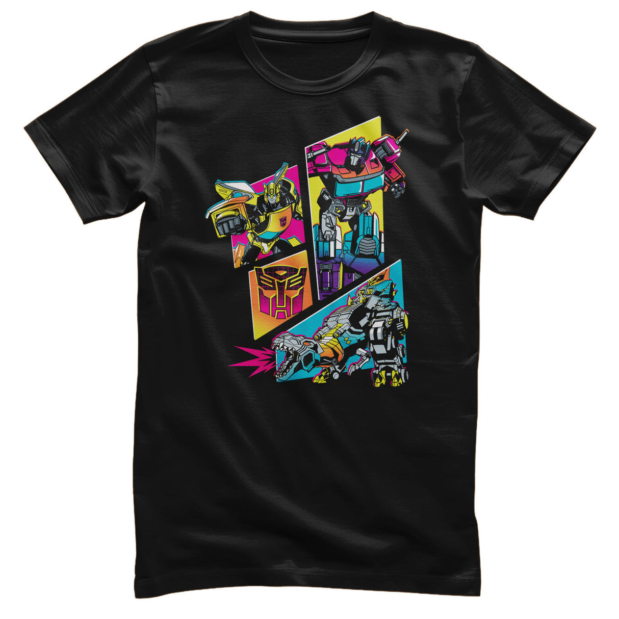 Transformers - Neon Retro Mens T-Shirt