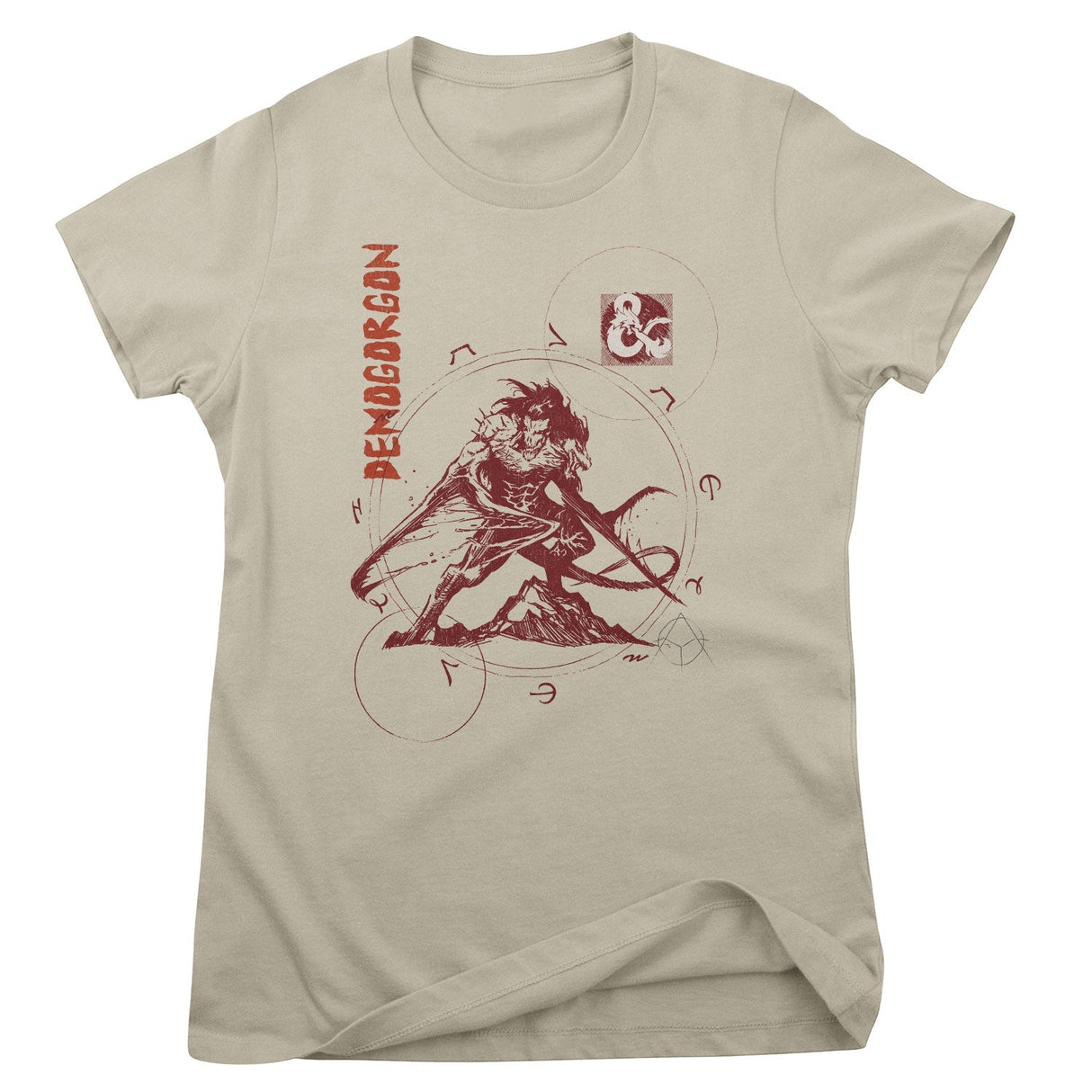 Dungeons & Dragons - D&D Demogorgon Sketch Women T-Shirt
