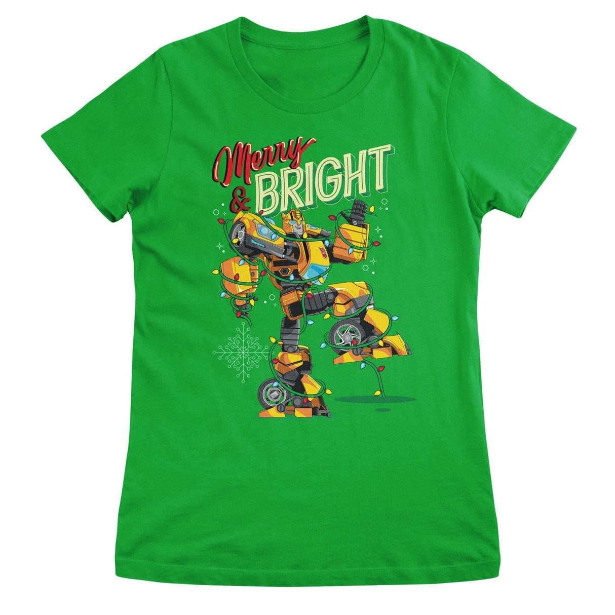 Transformers - Merry & Bright Bumblebee Women T-Shirt