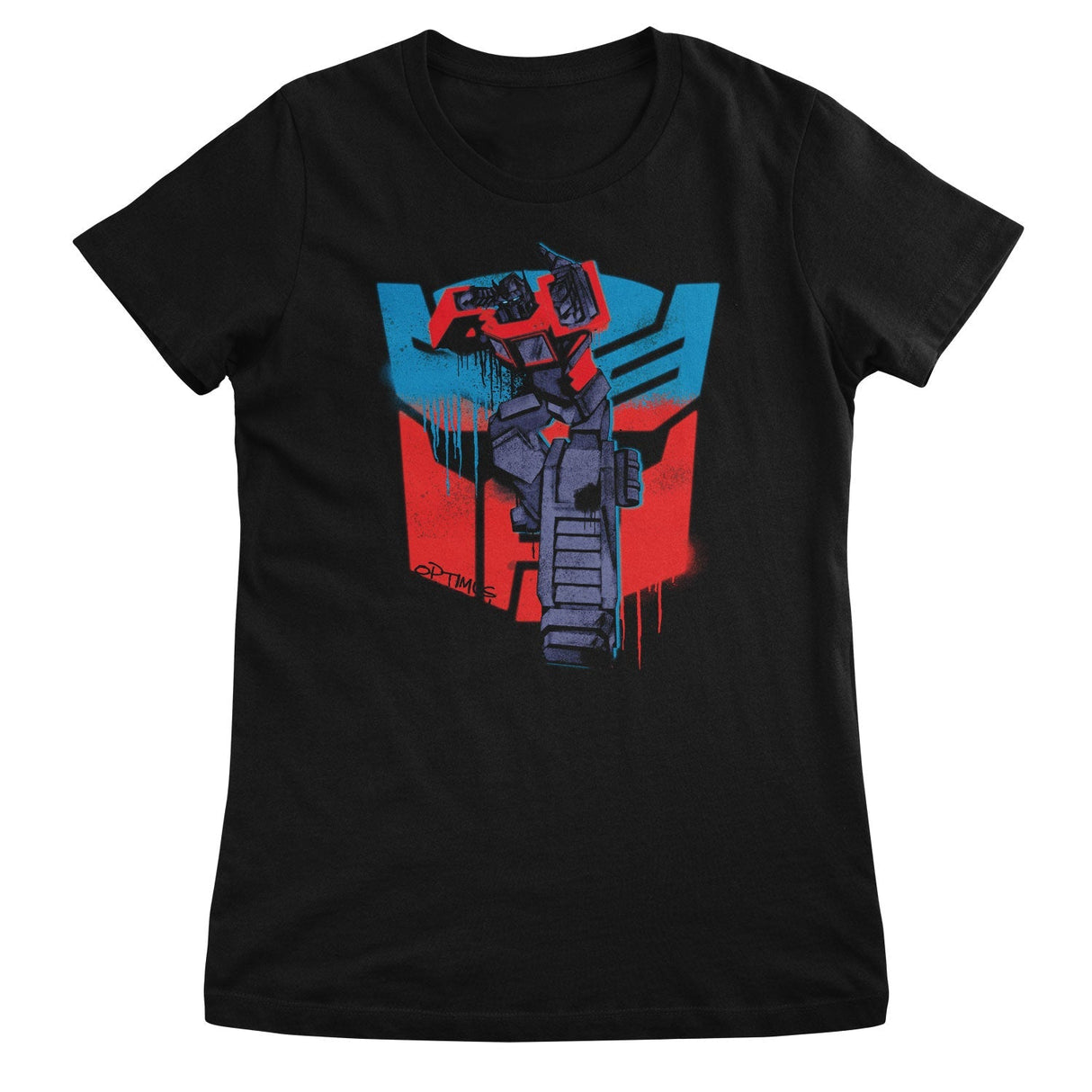Transformers - Optimus Prime Graffiti Women T-Shirt