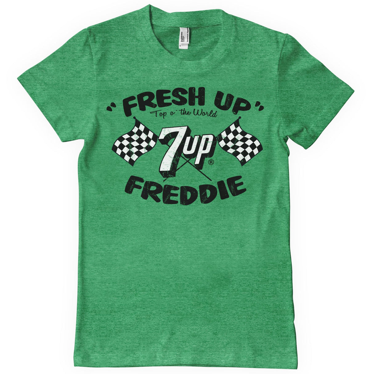 Fresh Up 7-UP Freddie T-Shirt showcasing Fresh Up 7-UP Freddie design