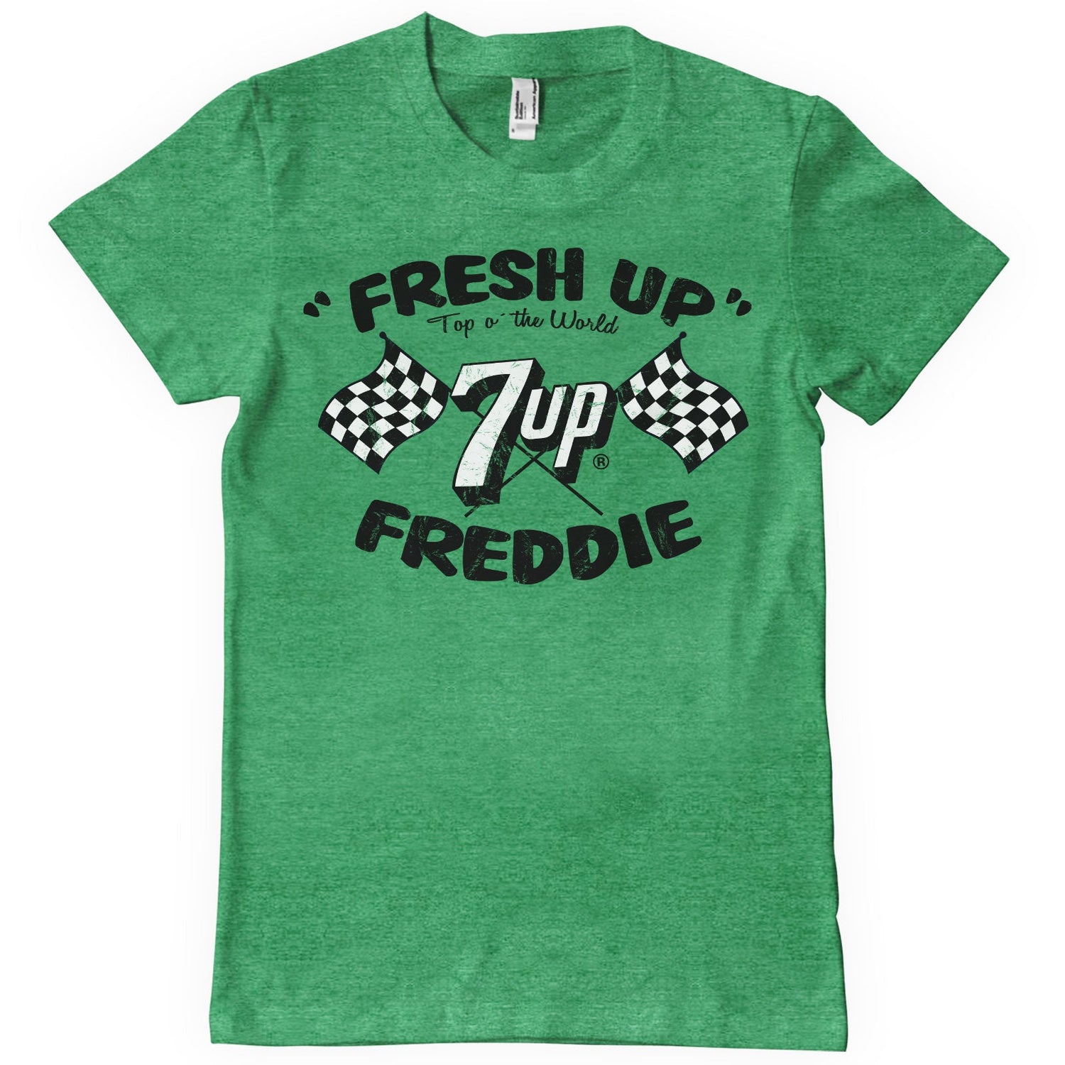 Fresh Up 7-UP Freddie T-Shirt showcasing Fresh Up 7-UP Freddie design