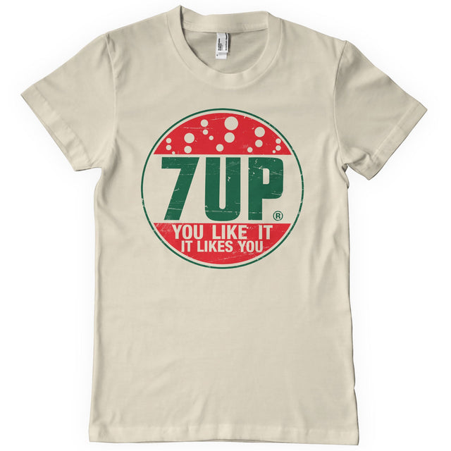 Retro 7UP - You Like It T-Shirt showcasing Retro 7UP - You Like It design