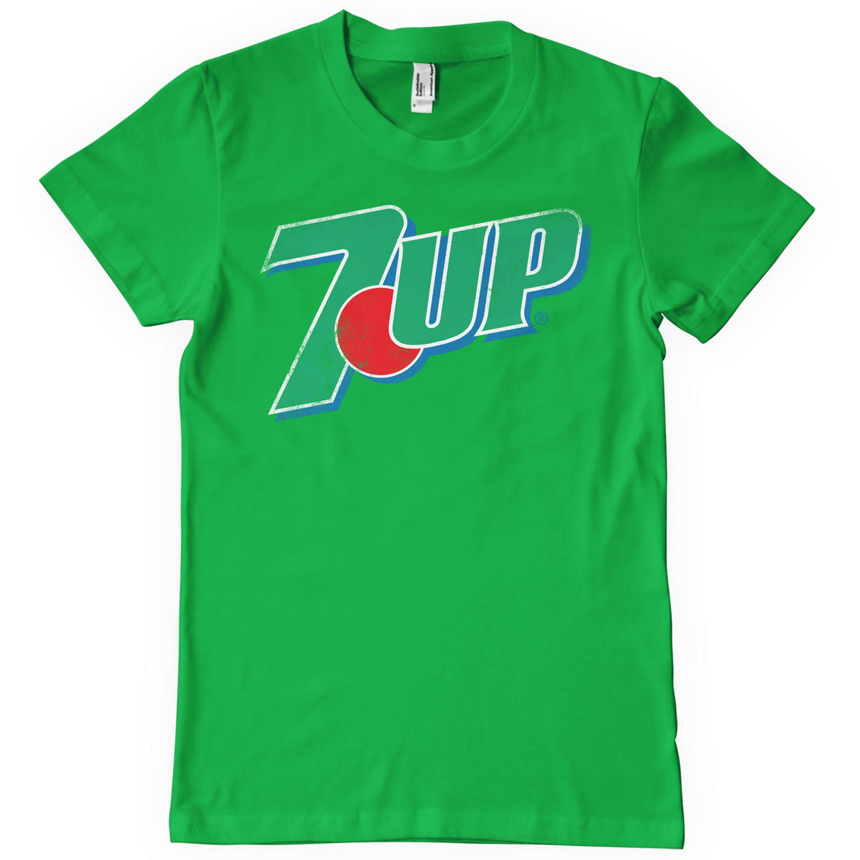 7UP - 7-UP 80s Washed Logo Mens T-Shirt