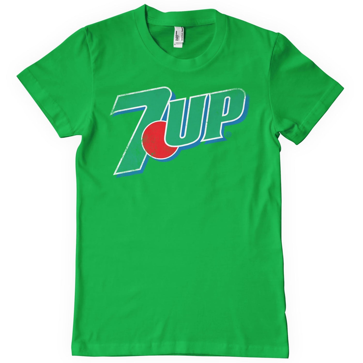 7UP - 7-UP 80s Washed Logo Mens T-Shirt