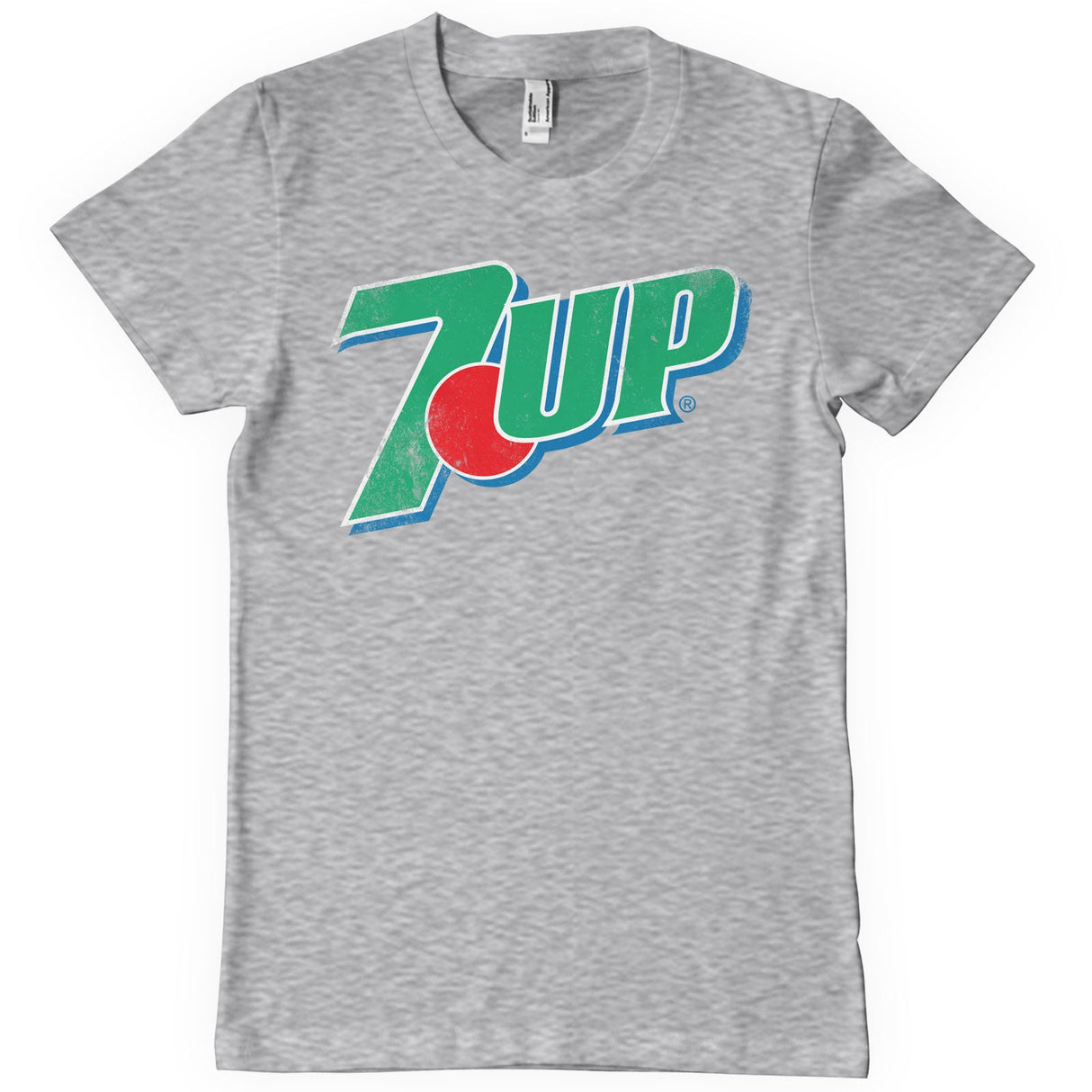 7UP - 7-UP 80s Washed Logo Mens T-Shirt