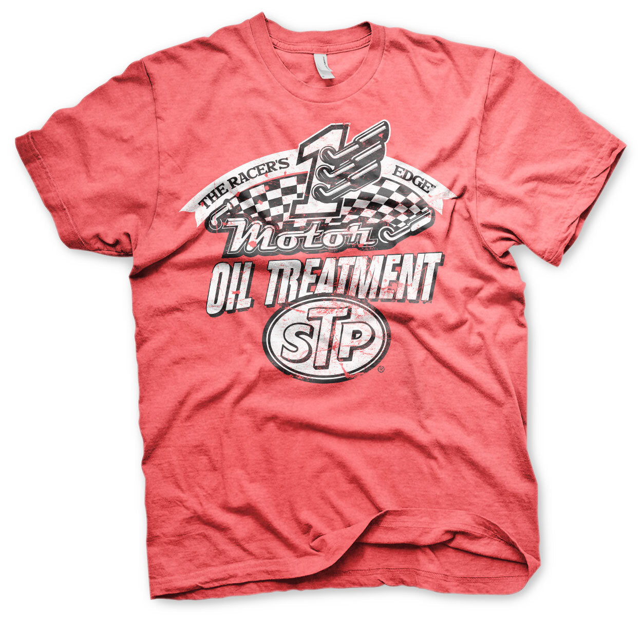 STP - Oil Treatment Distressed Mens T-Shirt