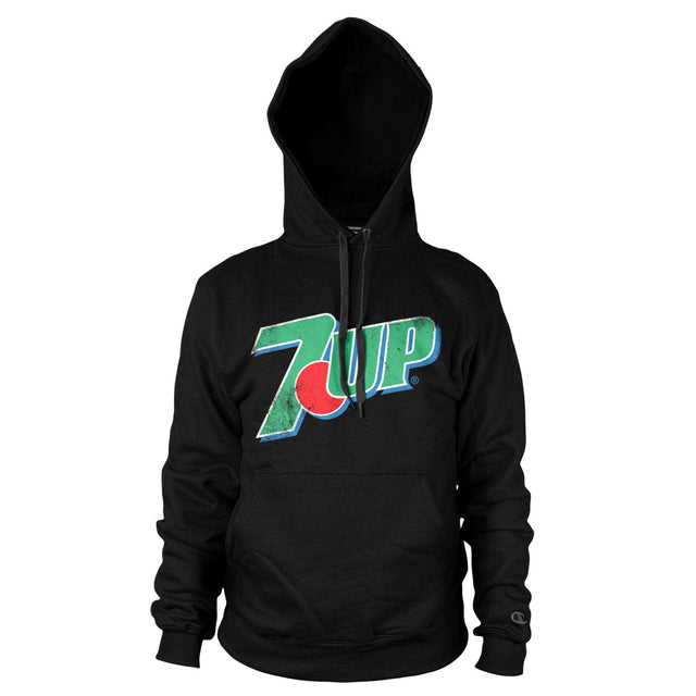 7-UP 80s Washed Logo Hoodie showcasing 7-UP 80s Washed Logo design