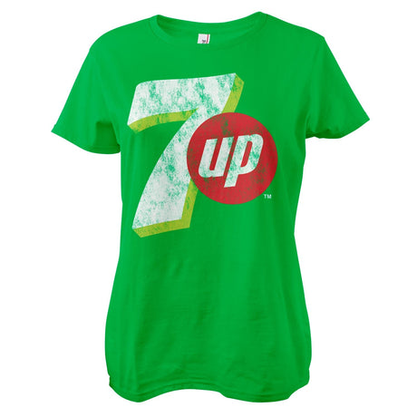 7-UP Washed Logo Girly Tee showcasing 7-UP Washed Logo design