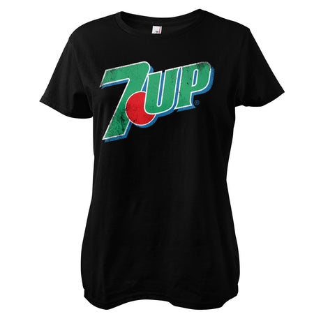 7-UP 80s Washed Logo Girly Tee showcasing 7-UP 80s Washed Logo design
