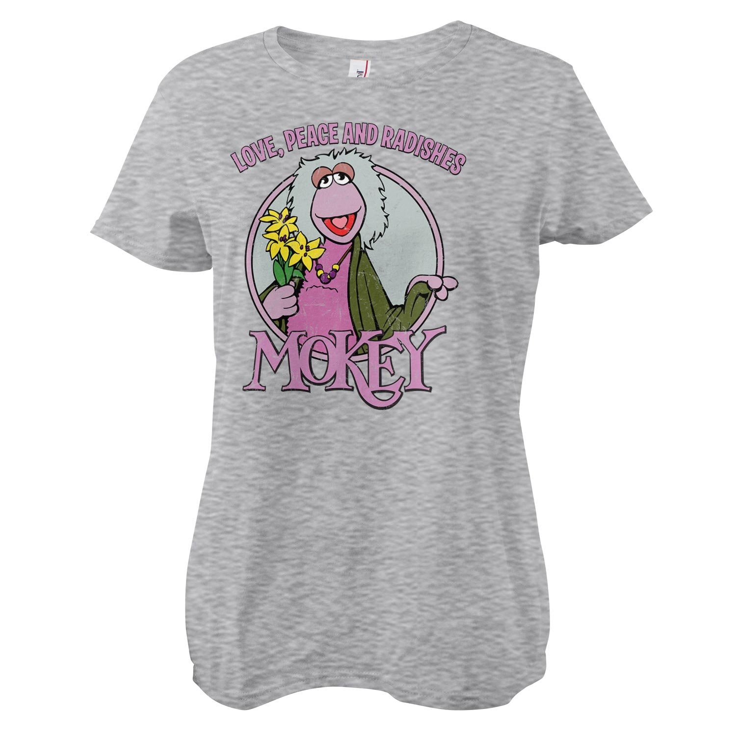 Fraggle Rock - Mokey - Love Peace and Radishes Women T-Shirt
