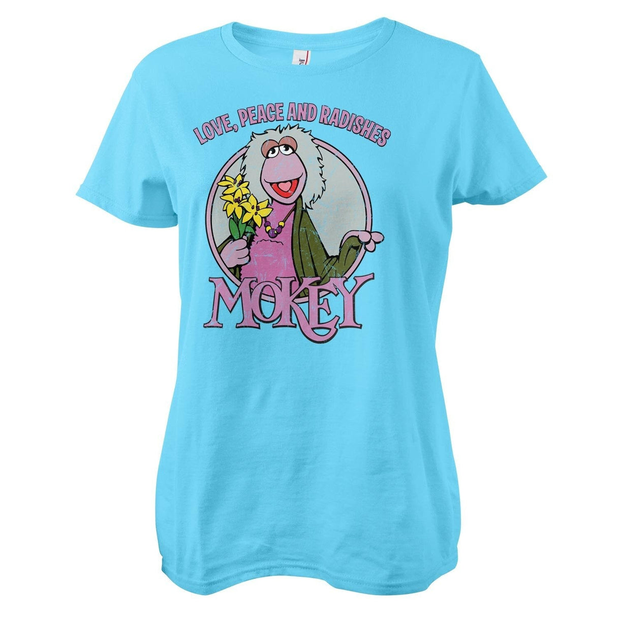 Fraggle Rock - Mokey - Love Peace and Radishes Women T-Shirt