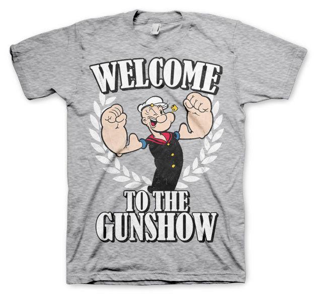 Popeye - Welcome To The Gunshow Mens T-Shirt