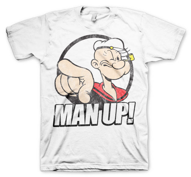 Popeye - Man Up! Mens T-Shirt
