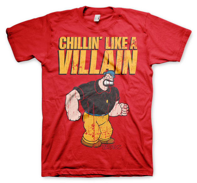 Popeye - Chillin'Like A Villain Kids T-Shirt
