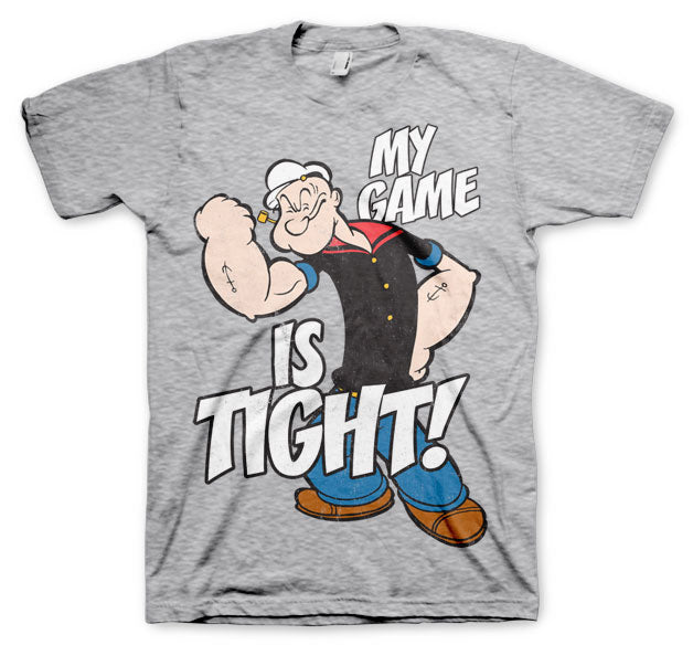 Popeye - Game Is Tight Mens T-Shirt