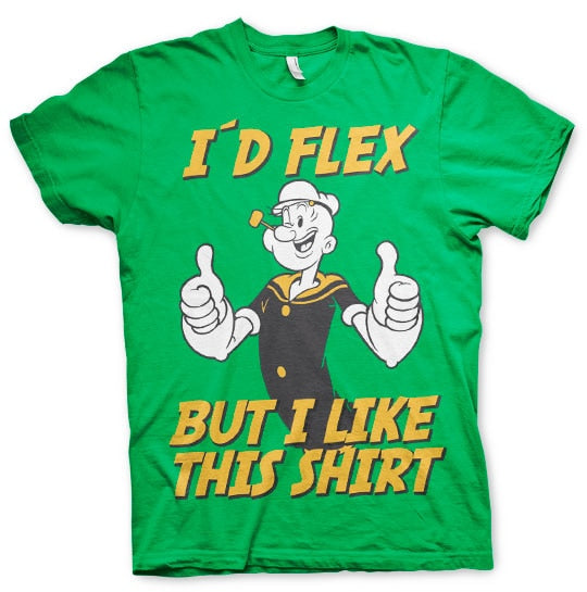 Popeye - I'd Flex Mens T-Shirt