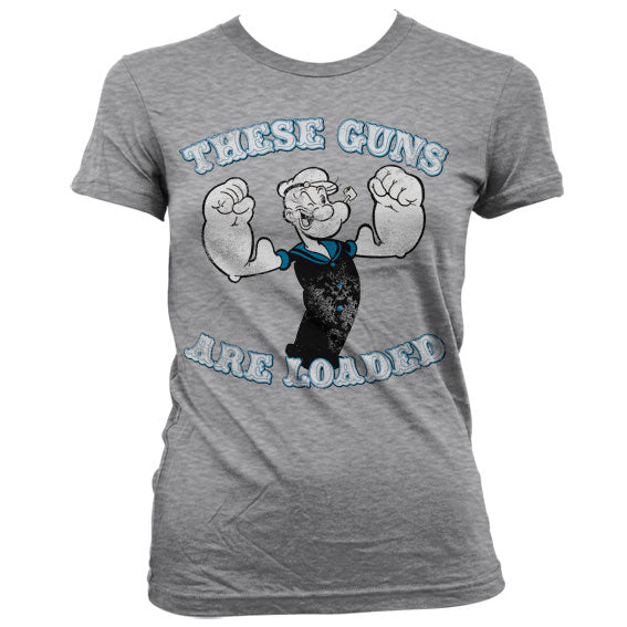 Popeye - These Guns Are Loaded Women T-Shirt