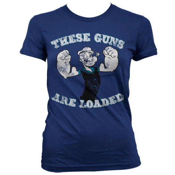 Popeye - These Guns Are Loaded Women T-Shirt