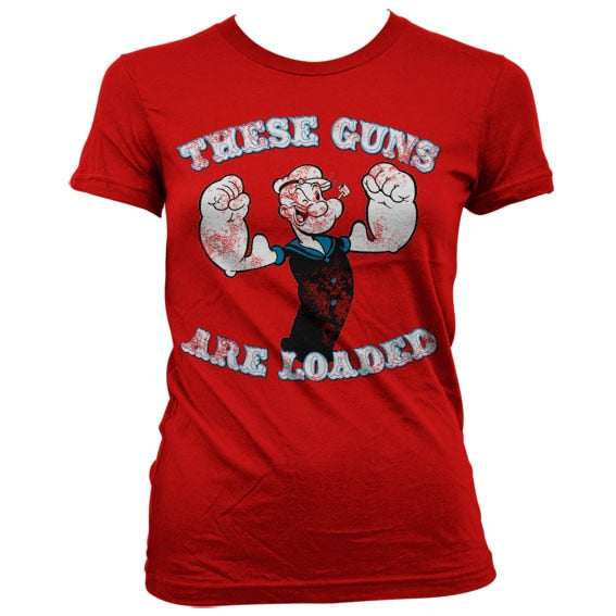 Popeye - These Guns Are Loaded Women T-Shirt