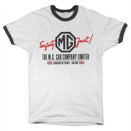 MG - M.G. Cars Co. - England Ringer Mens T-Shirt