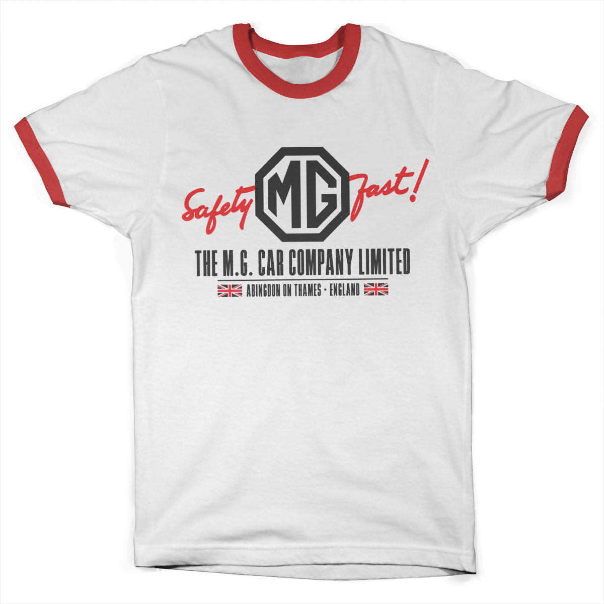 MG - M.G. Cars Co. - England Ringer Mens T-Shirt