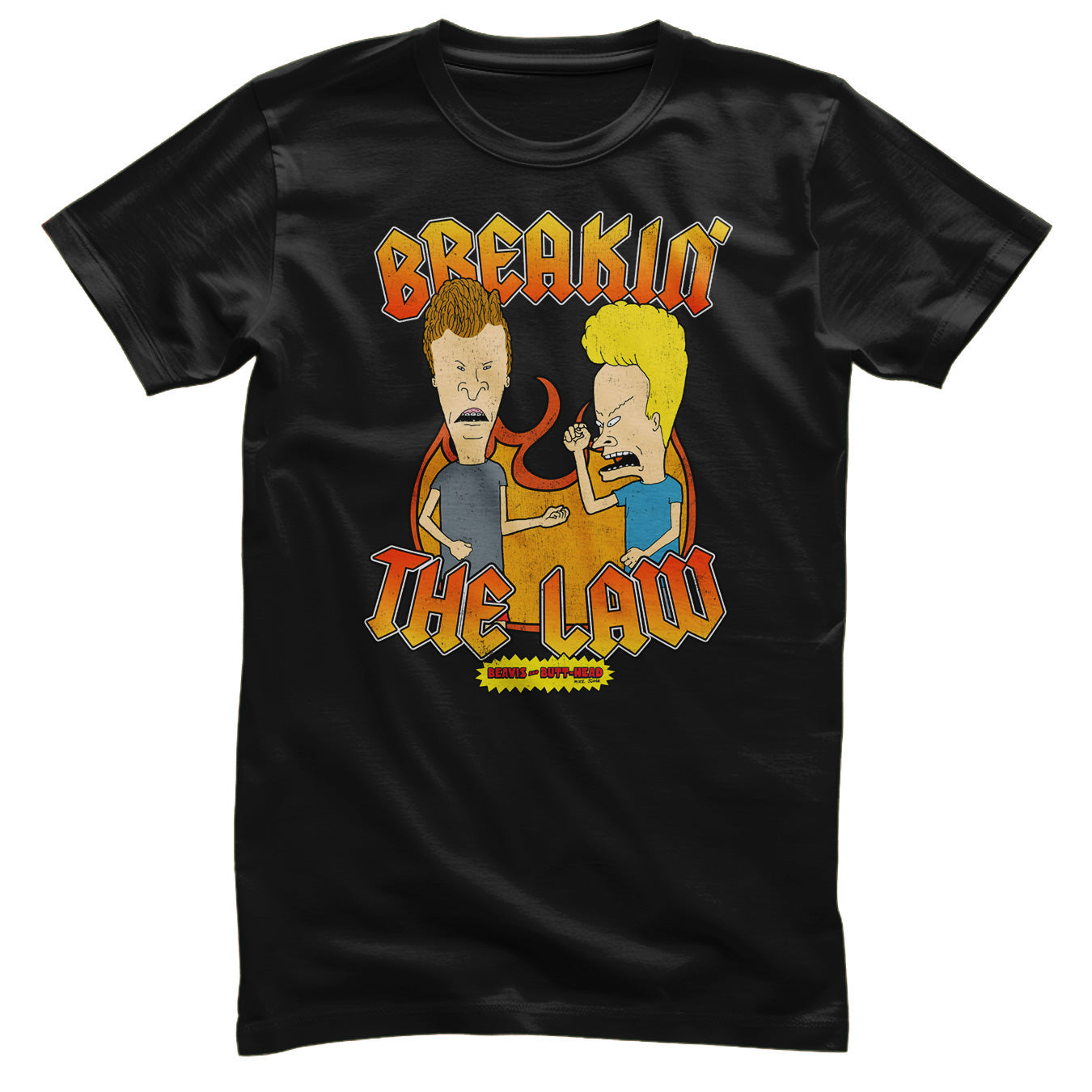 Beavis and Butt-Head - Breakin' The Law Mens T-Shirt