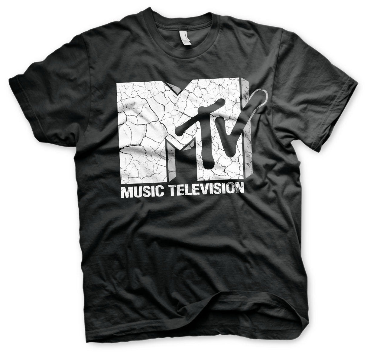 MTV - Cracked Logo Mens T-Shirt