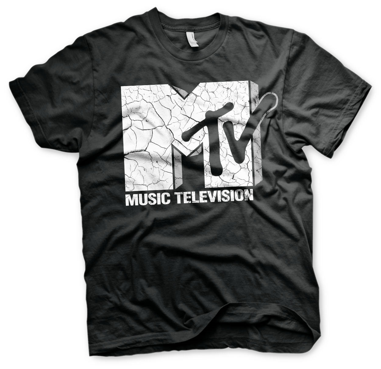 MTV - Cracked Logo Mens T-Shirt